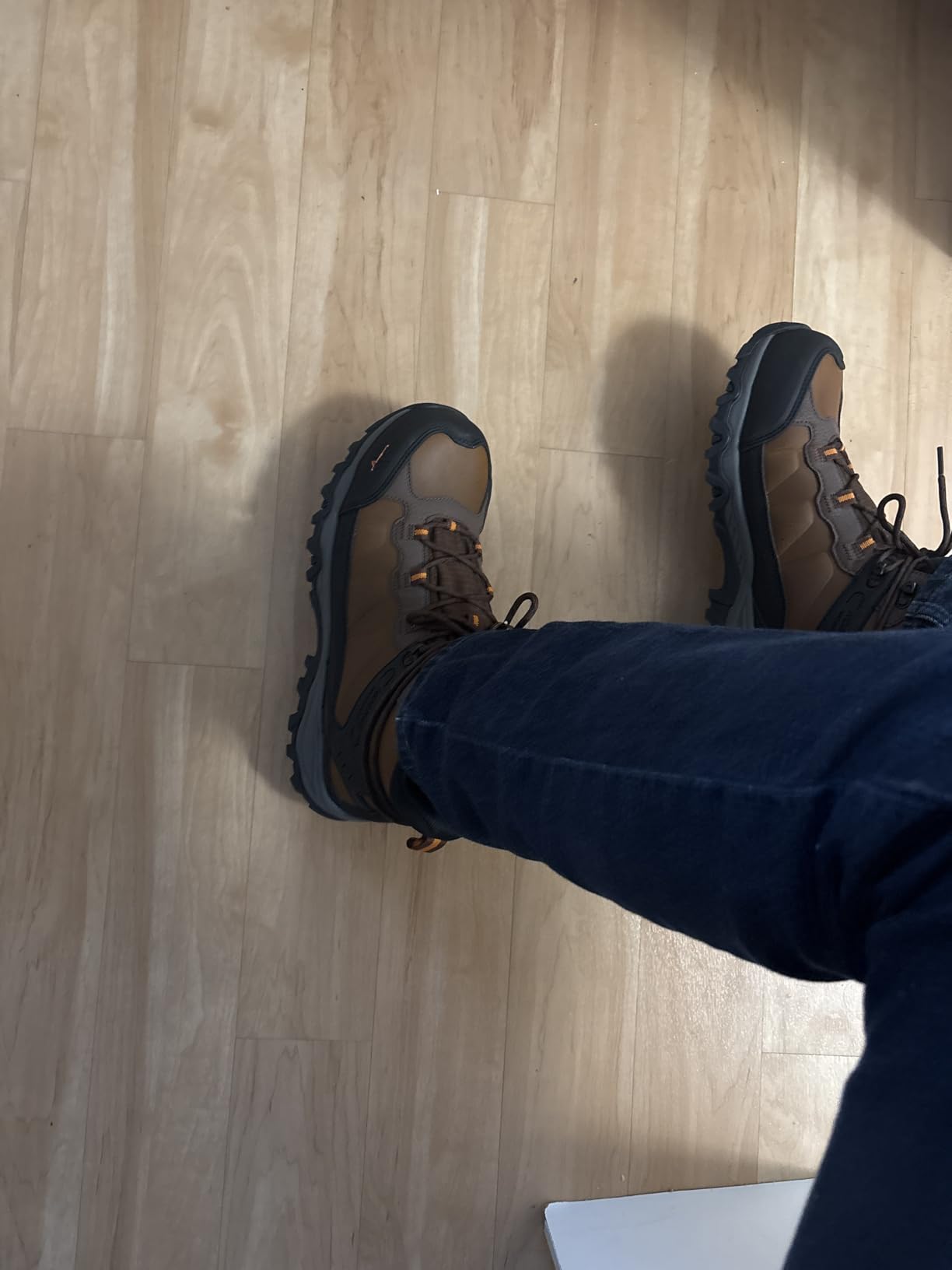 NORTIV 8 Men's Waterproof Steel Toe Work Boots customer photo 2