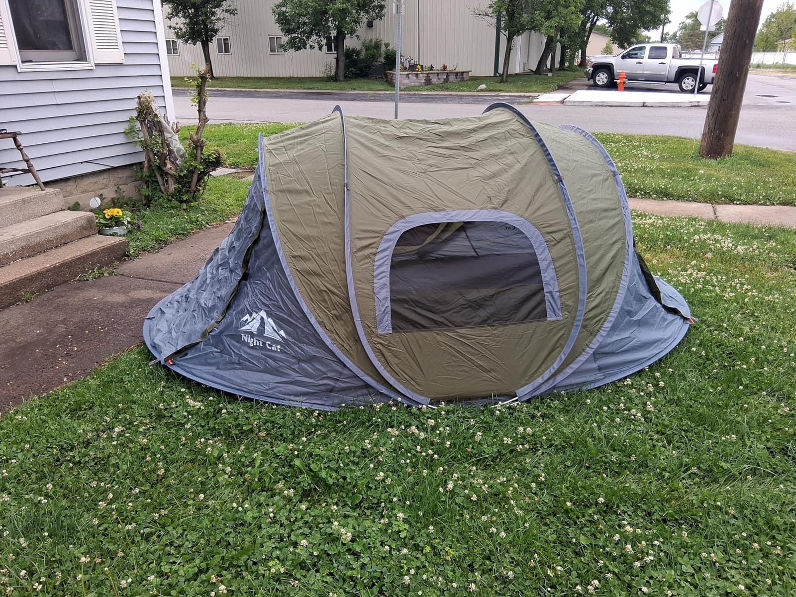 Night Cat Pop-up Camping Tent: 2/3/4/6 Person Tent Waterproof Instant Easy Setup Family Tent customer photo 2
