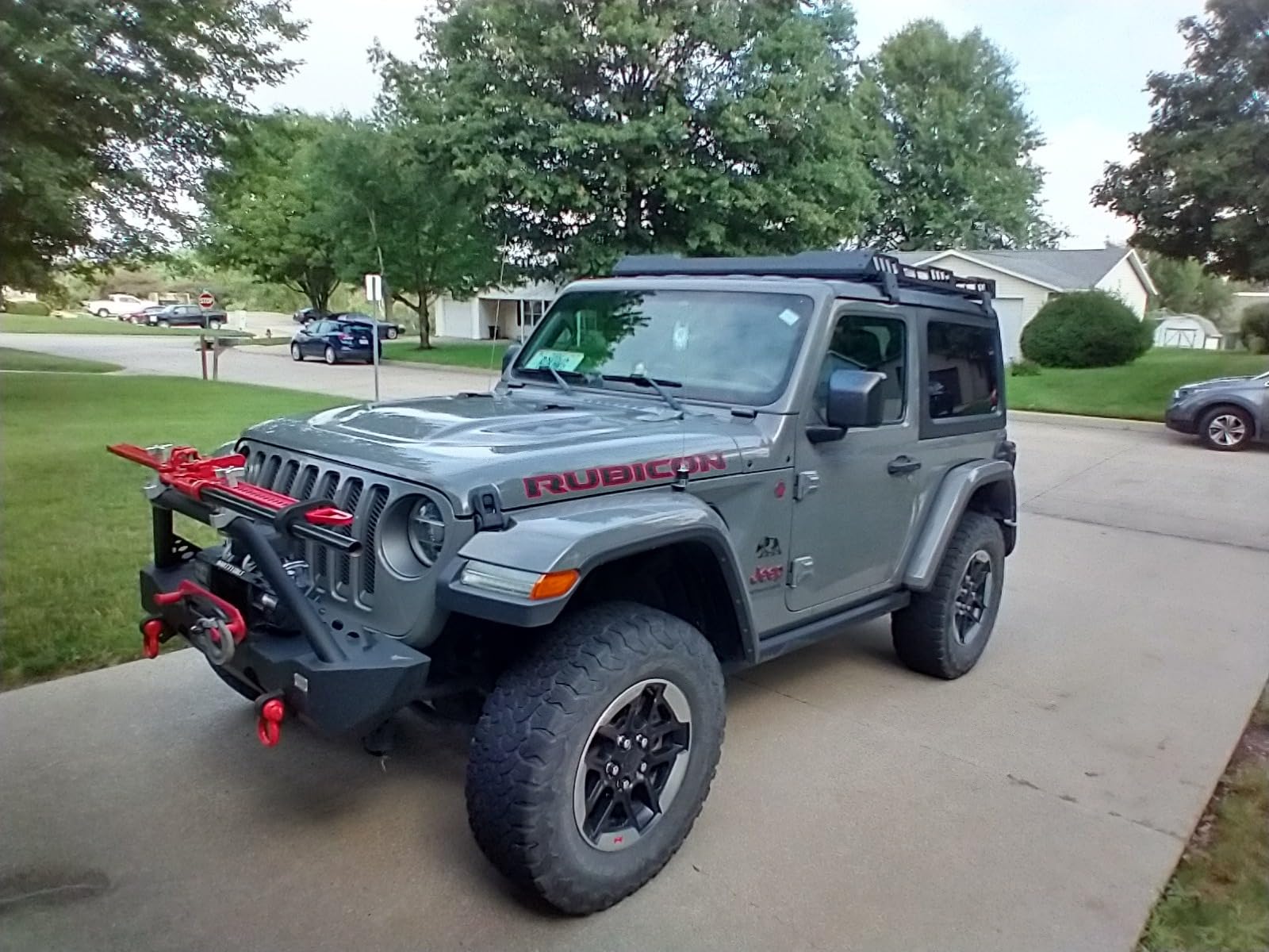Hooke Road Overlanding Roof Rack for 2018-2026 Jeep Wrangler JL 2/4 Doors & Gladiator JT, Steel Cargo Basket for Jeep Hard Top Only customer photo 1