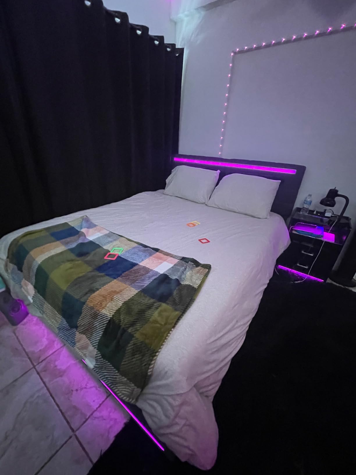 ADORNEVE Queen Bed Frame with 4 Storage Drawers and Charging Station customer photo 1