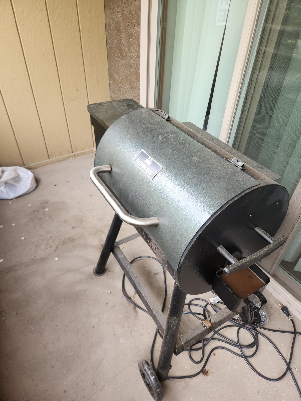 DAMNISS Electric Wood Pellet Grill 8 In 1 BBQ Grills for Outdoor Grill with Auto Feed & PID Temperature Control (180-450°F)456 Sq.In Cook Area Smoker Gills for Backyard New House Gifts customer photo 2