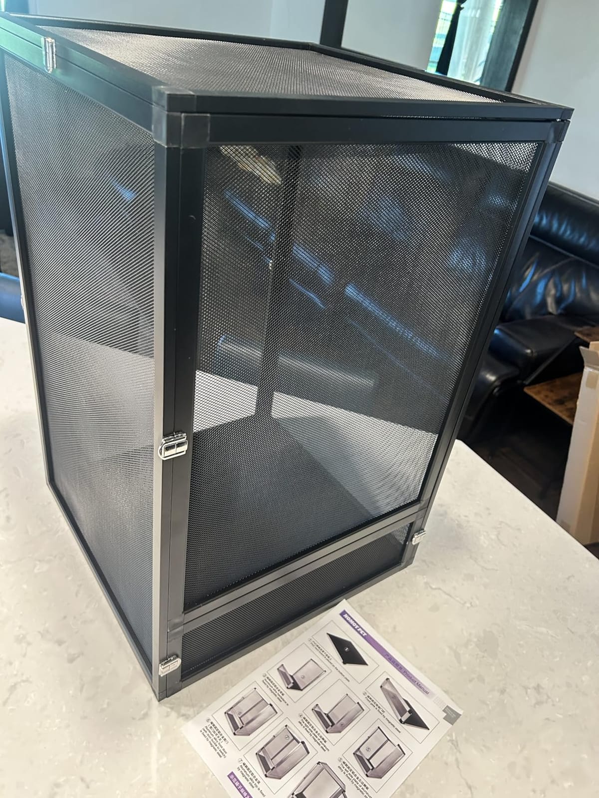 33 Gal Foldable Reptile Terrarium for Gecko & Dragon customer photo 1