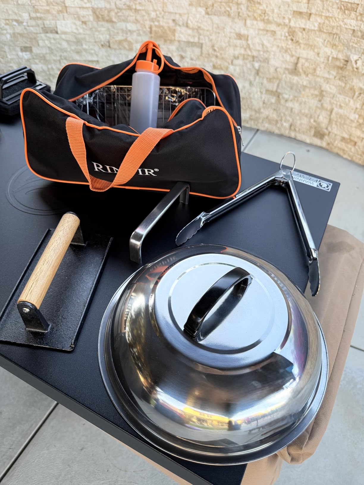 RINPIR 42pcs Griddle Accessories Kit for Blackstone, Flat Top Grill Spatula Set with Enlarged Spatulas, Melting Dome and Burger Press, Professional Hibachi Tools Gifts for Outdoor BBQ Teppanyaki customer photo 1