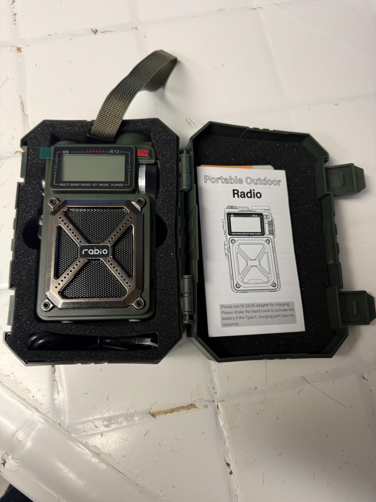 Greadio Portable Emergency Shortwave Radios, AM FM NOAA Weather Radio customer photo 1