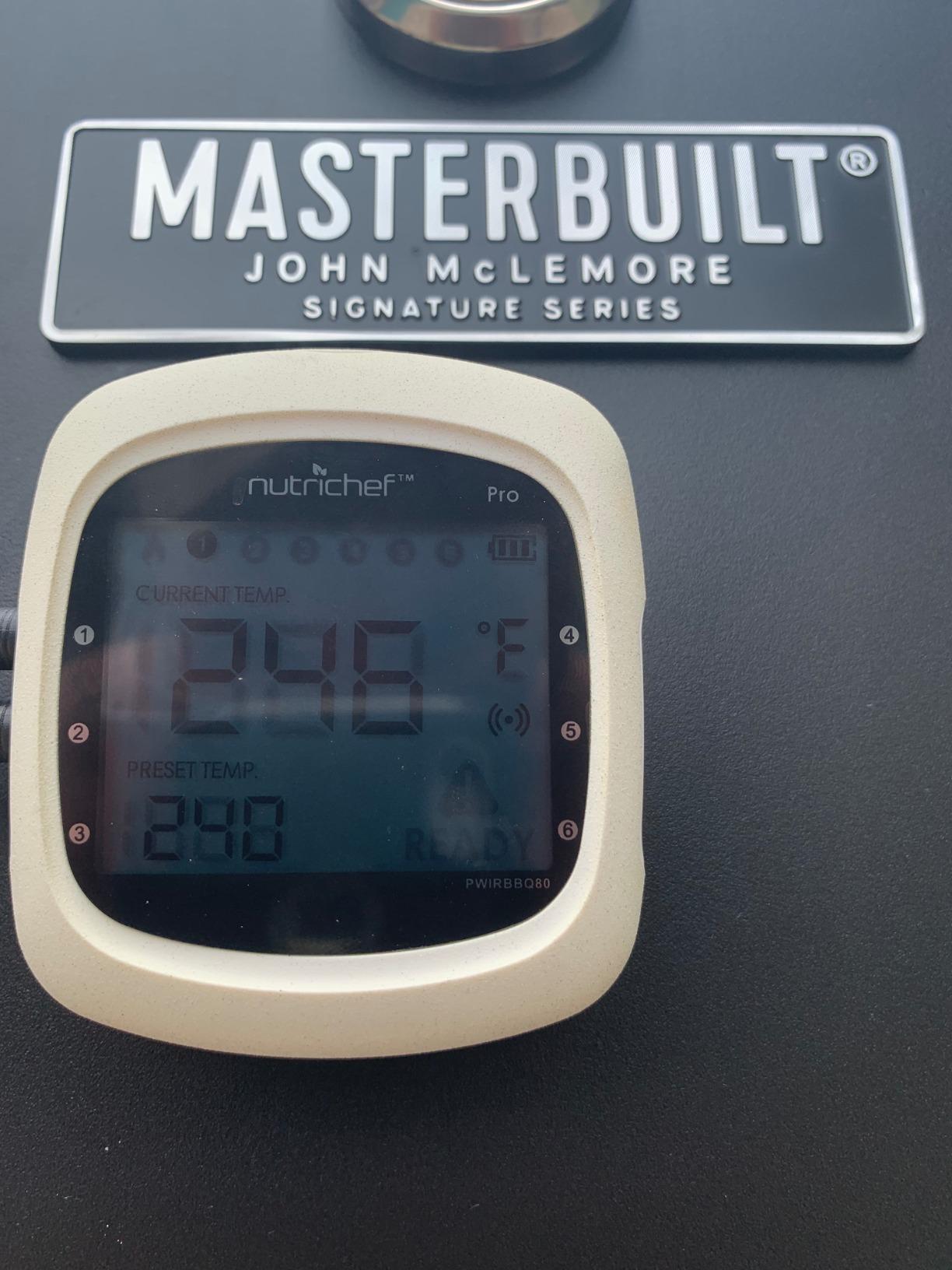 Nutrichef Wireless Meat Thermometer with 2 Stainless Steel Probes, Bluetooth and WiFi Smartphone App for Monitoring Food Temp and Remote Alerts, Digital Display, for Grilling and BBQ Smoking customer photo 2