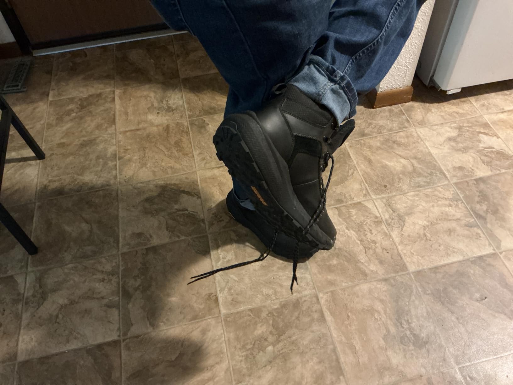 NORTIV 8 Men's Waterproof Leather Hiking Boots customer photo 1