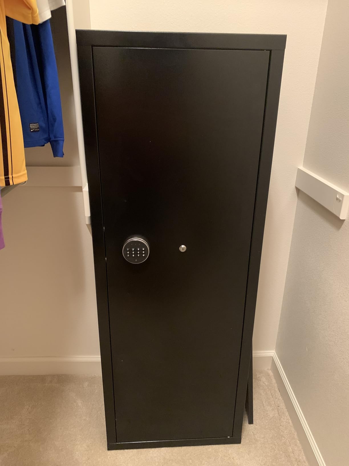 INTERGREAT 12-15 Gun Safe, Large Gun Safe for Rifles and Pistols, Quick Access Rifle Safe with 3 Removable Gun Racks and 4 Pistol Pockets, Digital Gun Cabinet with Dual Alarm and Sleep Mode customer photo 2