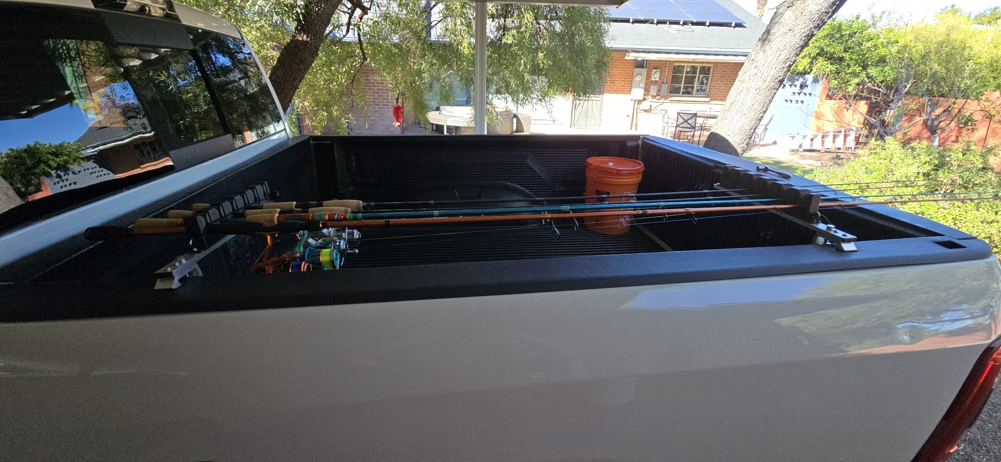 Aluminum Fishing Rod Holder for Truck Bed Holds 4 Fishing Rods, Truck Bed Fishing Rod Holder for Pickup, Gift for Truck Owners, Fishing, Outdoors, Dad, Family customer photo 1