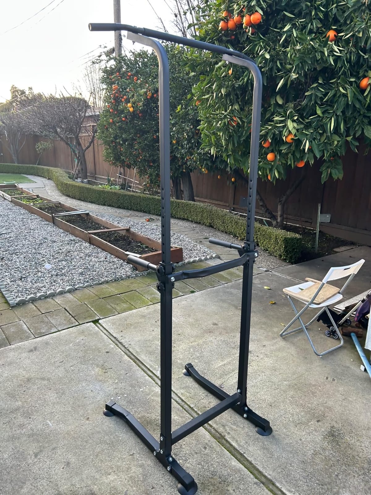 ZENOVA Pull Up Bar, Free Standing Dip Bar Station for Home Gym customer photo 1