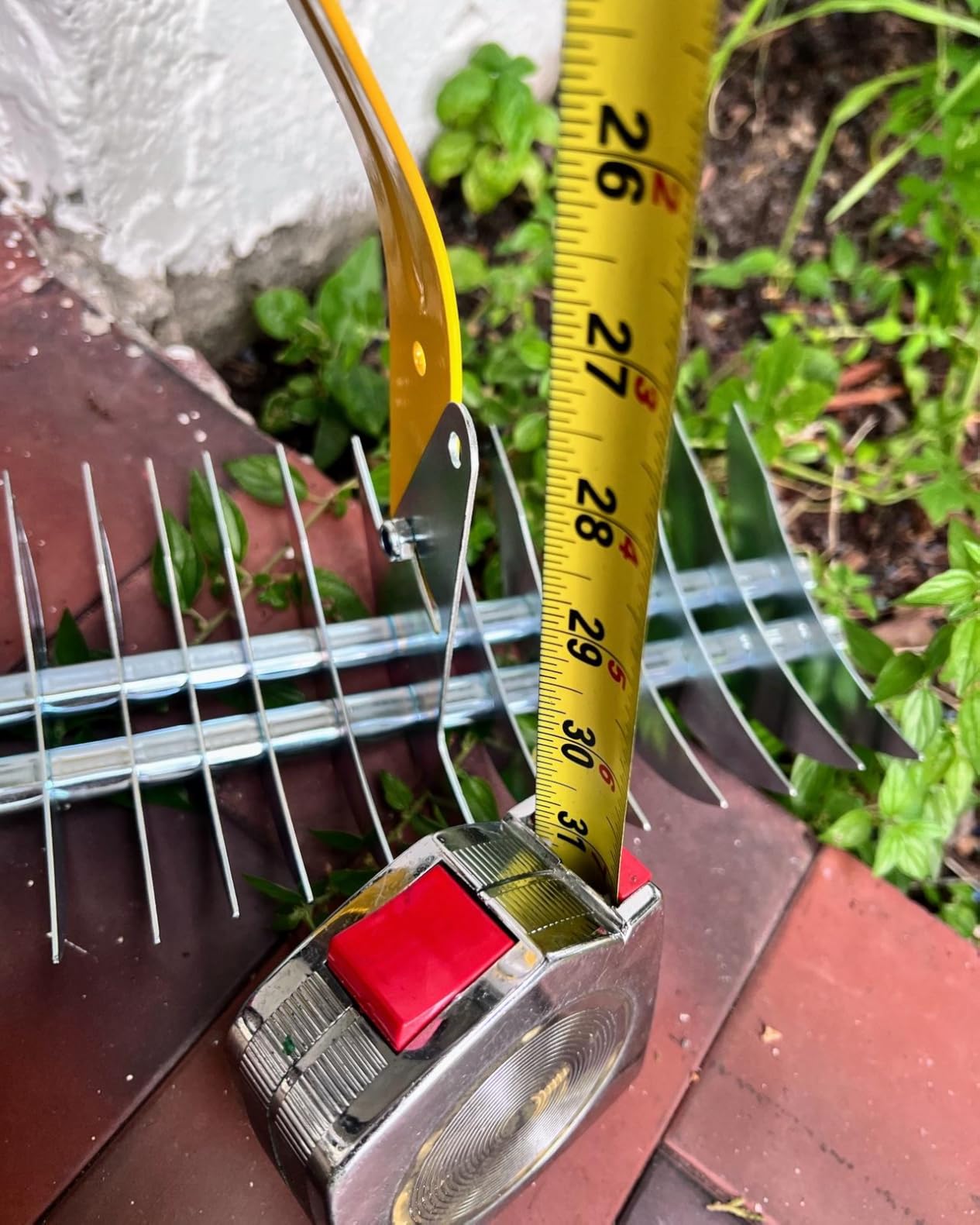 Thatch Rake for Lawn with 74inch Handle, 15 inch Dethatcher Rake for Grass to Cleaning Dead Grass, Efficient Steel Metal Rake for Dethatching, Heavy Duty Thatching Rakes for Garden, Yard customer photo 1