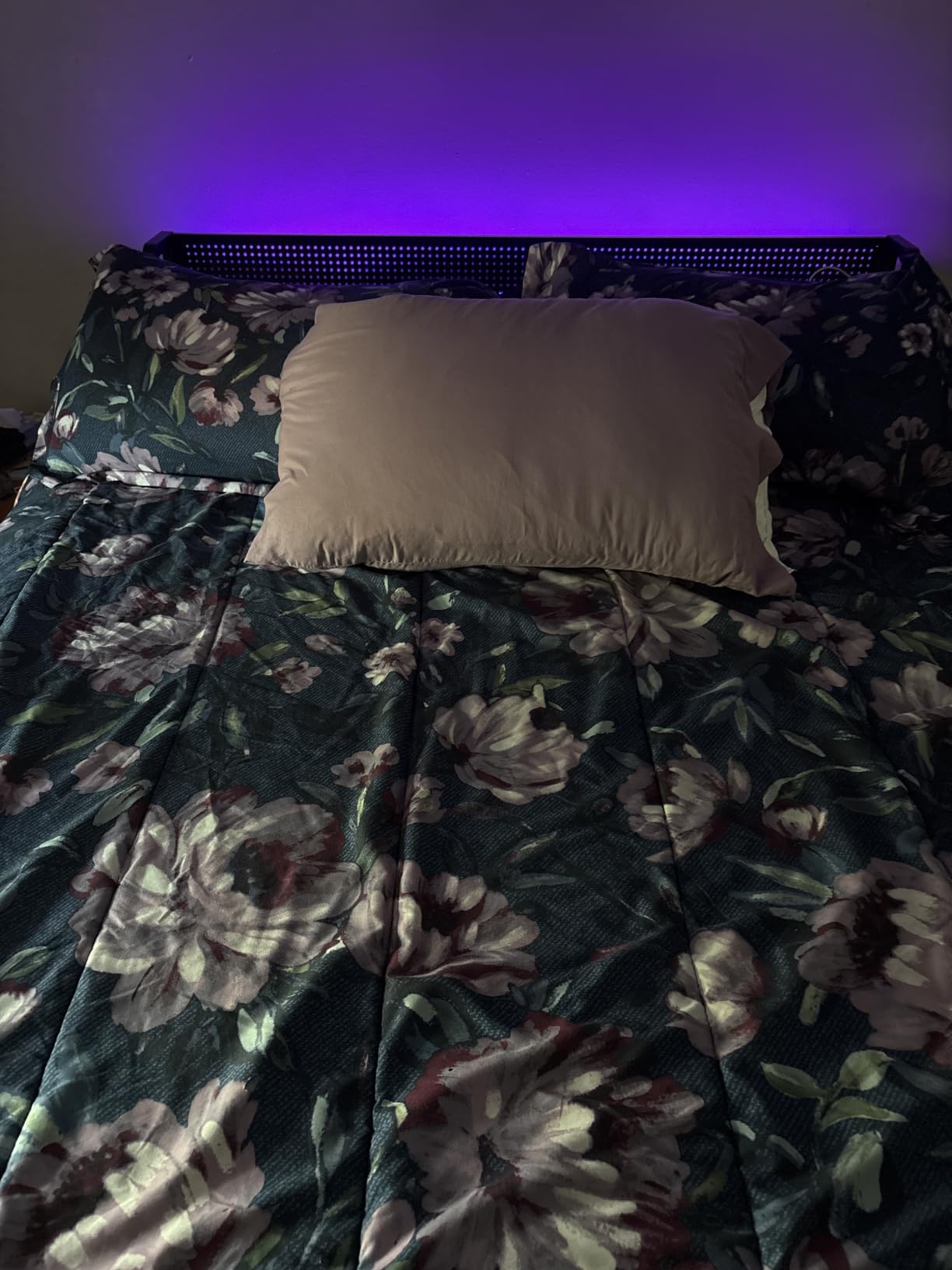 Furnulem Queen Bed Frame with Storage Headboard,Charging Station, 2 Drawers customer photo 1