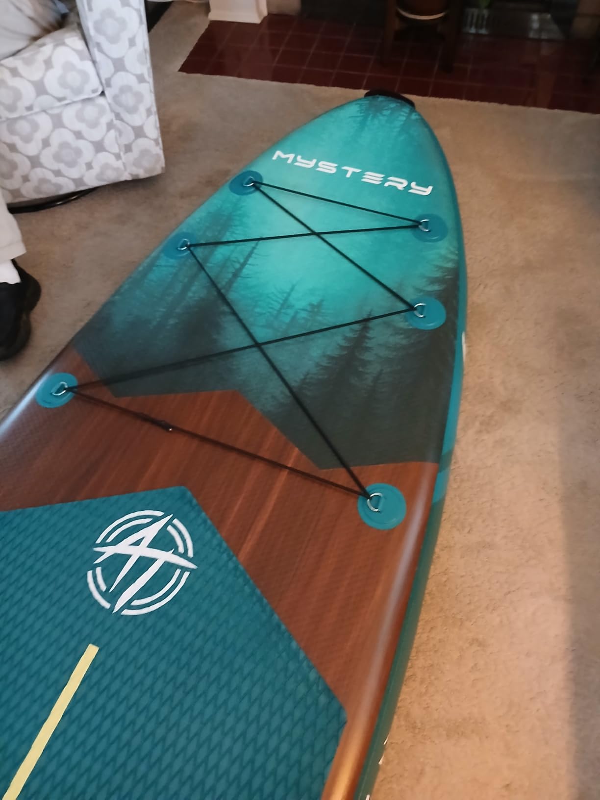 Inflatable Paddle Board, 450lbs Extra Wide Stand Up Paddleboard customer photo 1