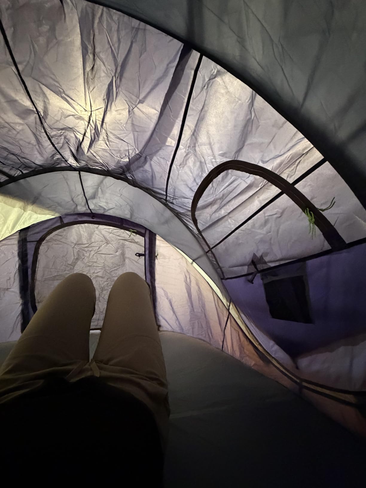 4/6 Person Easy Pop Up Tent,Camping Tent with Skylight and Rainfly,Waterproof,Quick Setup-Instant Tents for Camping Outdoor customer photo 2