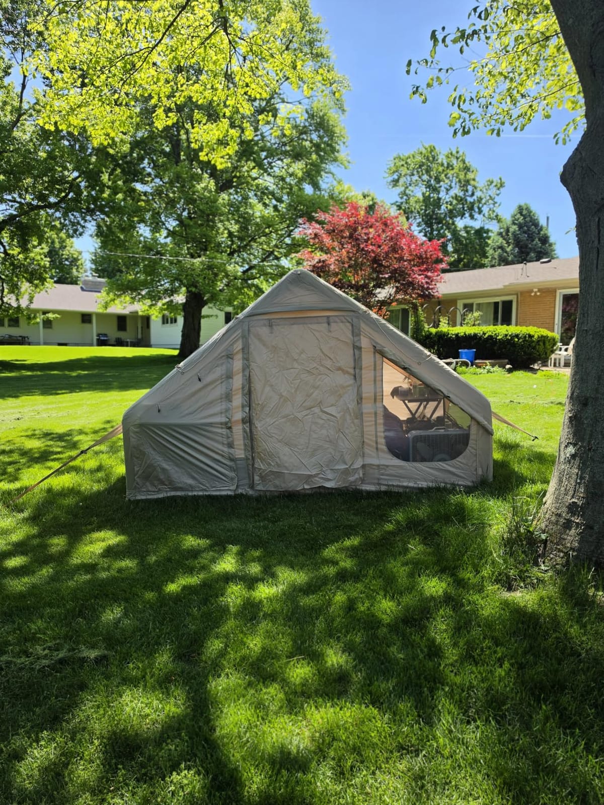 Inflatable Tents for Camping, Blow Up Tent with Stove Jack, Ytaoeo Hot Tent customer photo 1