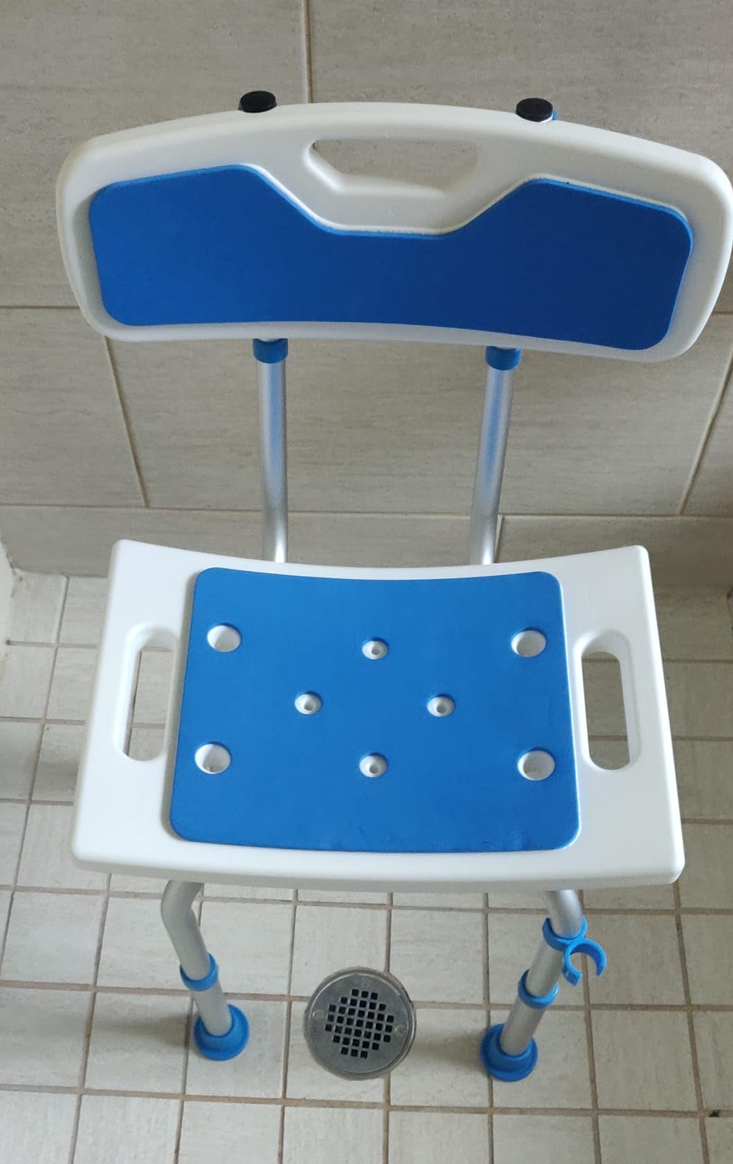 Shower Chair for Inside Shower, 400 lbs Adjustable Chair with Back customer photo 1