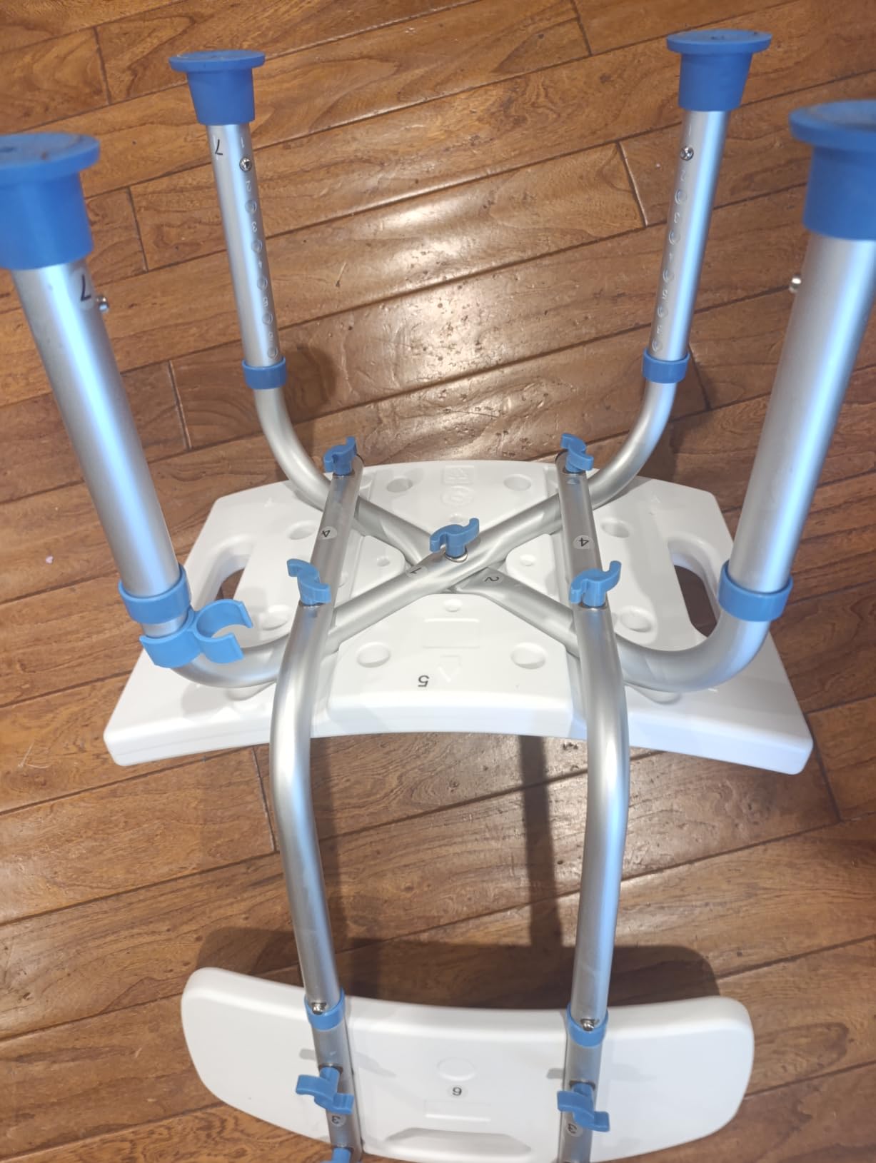 Shower Chair for Inside Shower, 400 lbs Adjustable Chair with Back customer photo 2