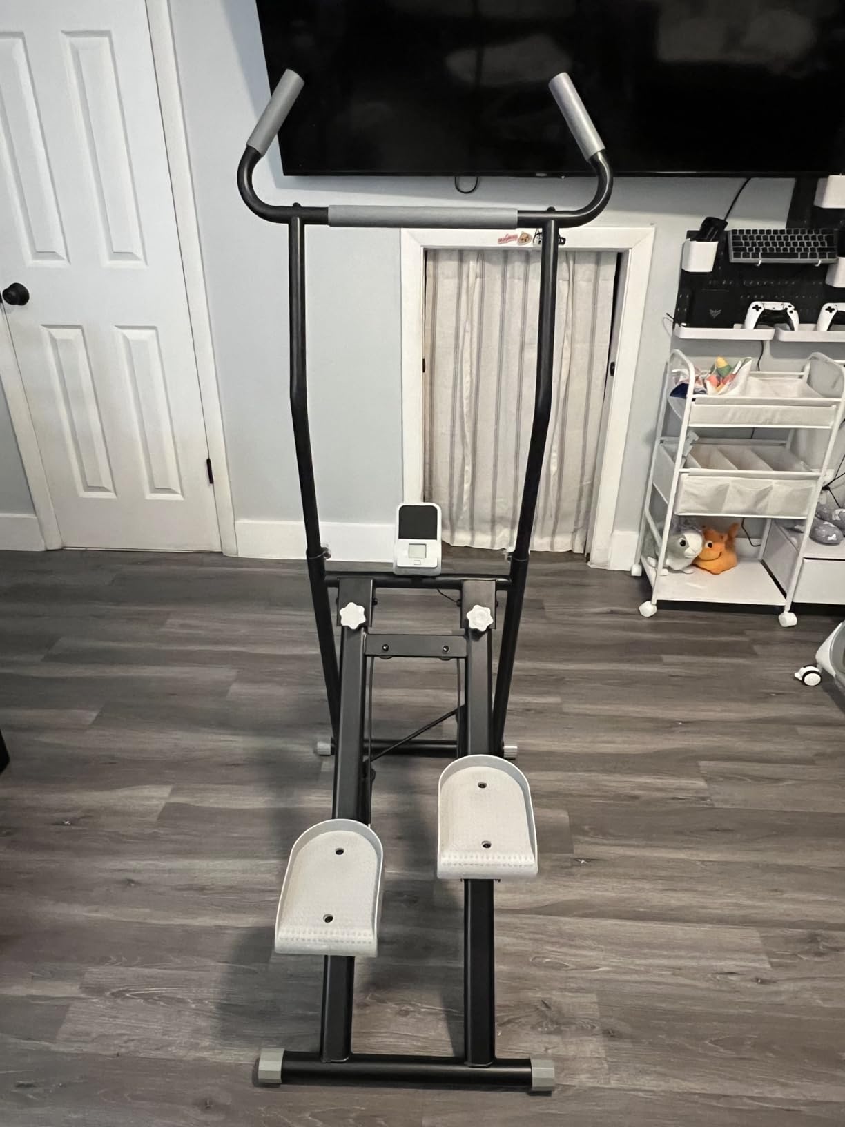 YYJO Foldable Stair Stepper 3 Adjustable Resistance Stair Climber with Handle Bar Cardio Exercise Machine for Home customer photo 1