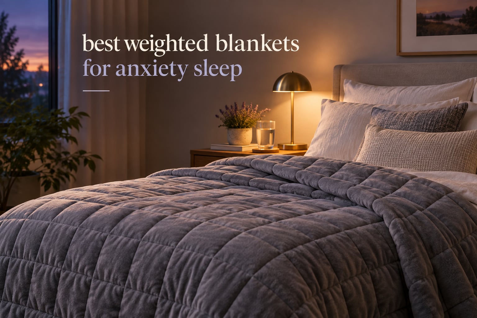 best weighted blankets for anxiety sleep