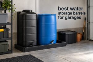 best water storage barrels for garages