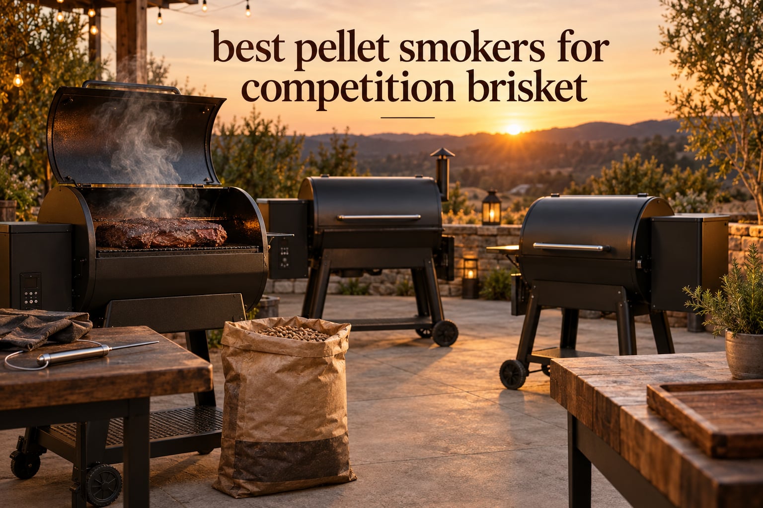 best pellet smokers for competition brisket