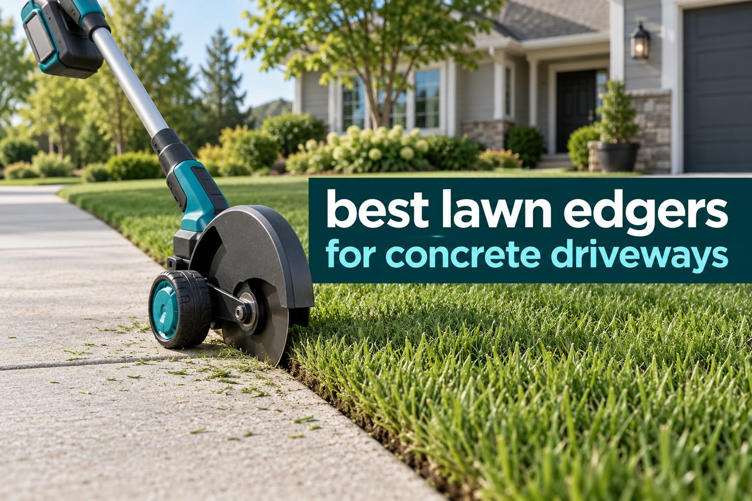 best lawn edgers for concrete driveways