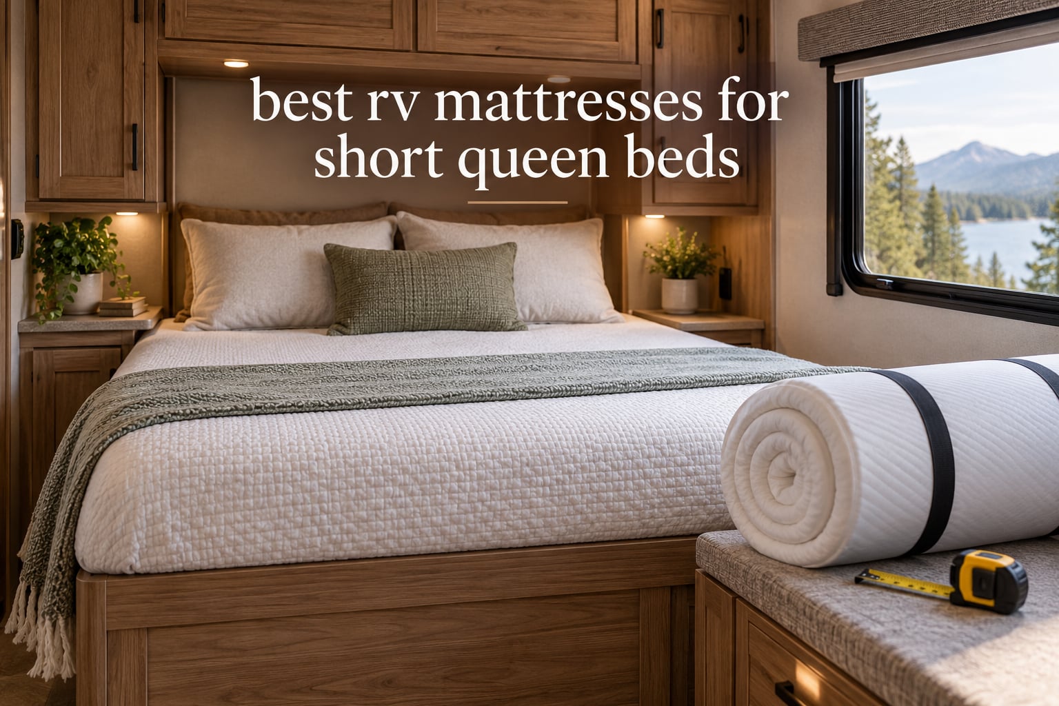 best rv mattresses for short queen beds