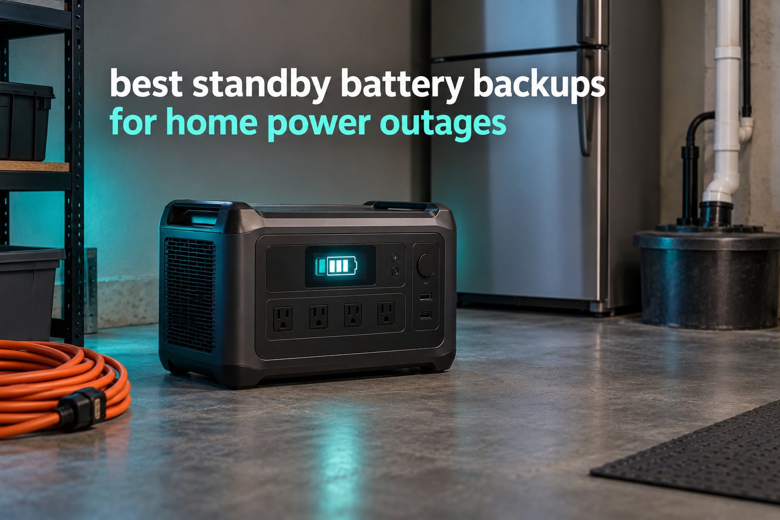 best standby battery backups for home power outages