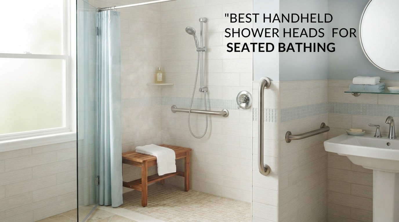 best handheld shower heads for seated bathing