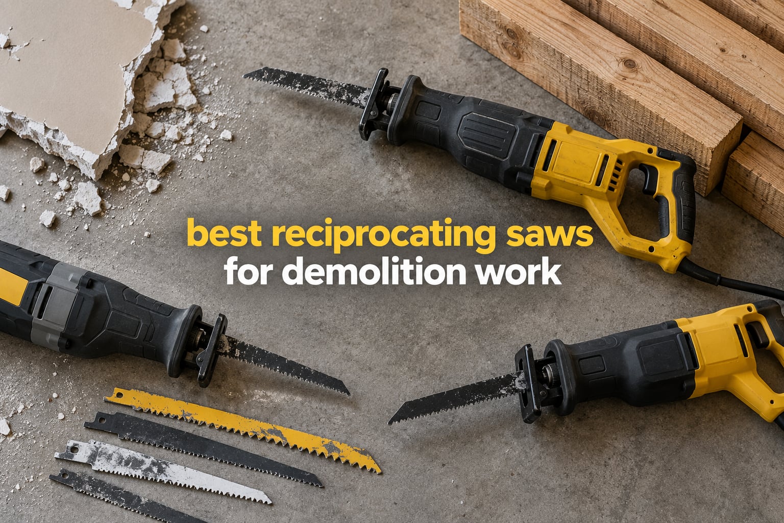 best reciprocating saws for demolition work
