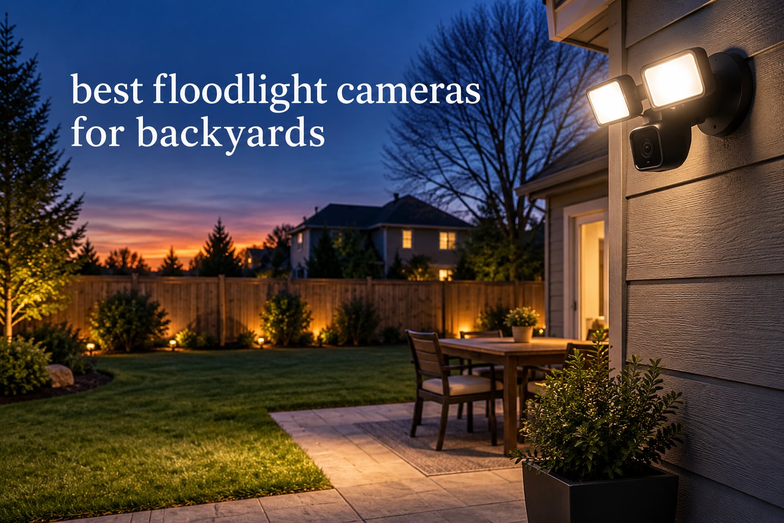 best floodlight cameras for backyards