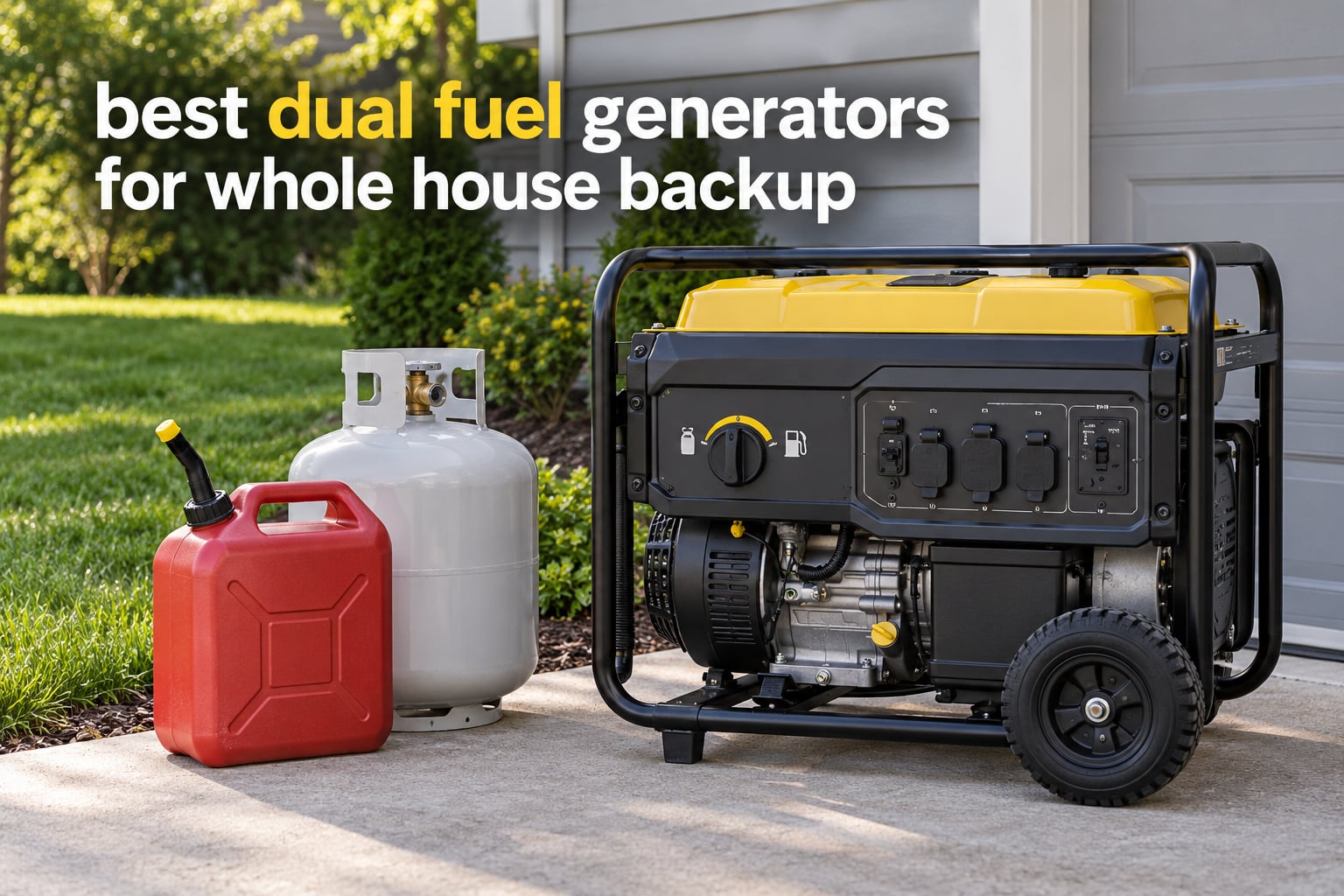 best dual fuel generators for whole house backup