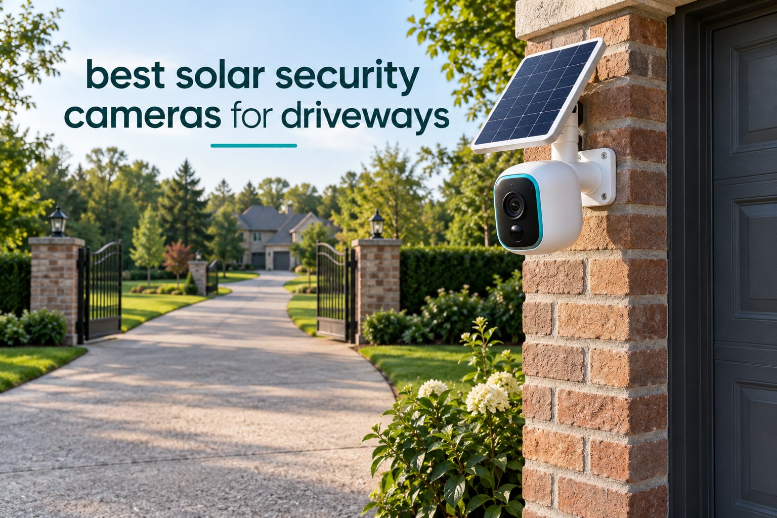 best solar security cameras for driveways