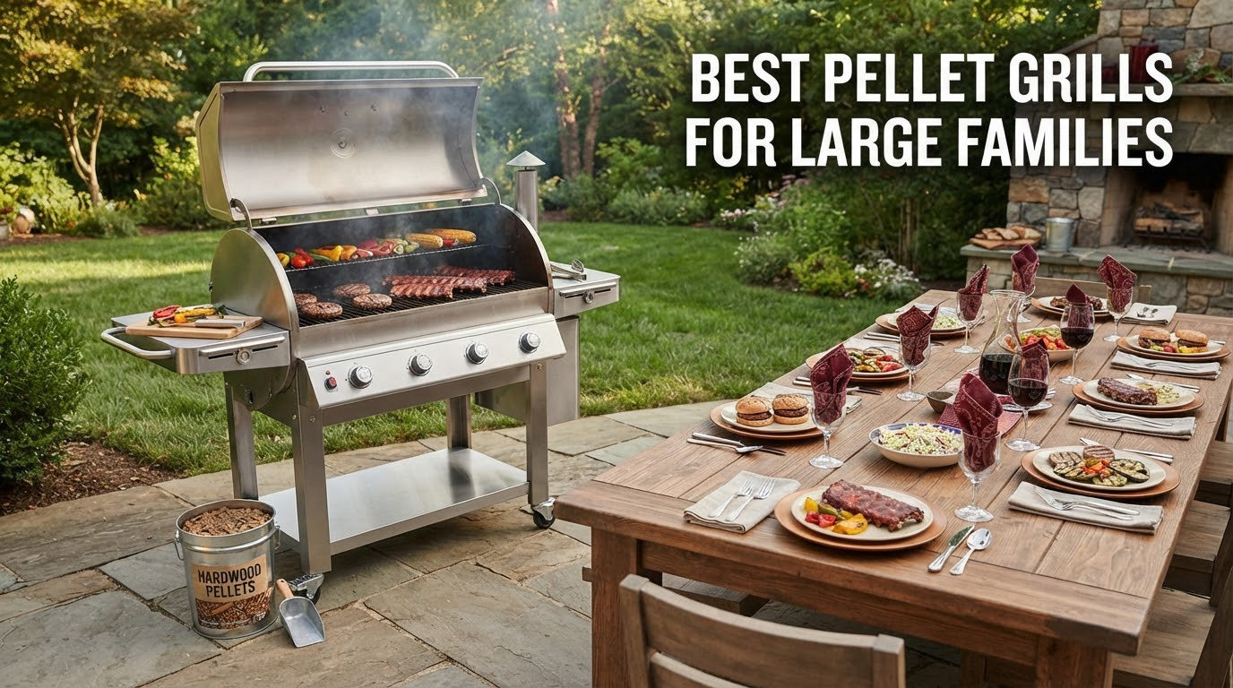 best pellet grills for large families