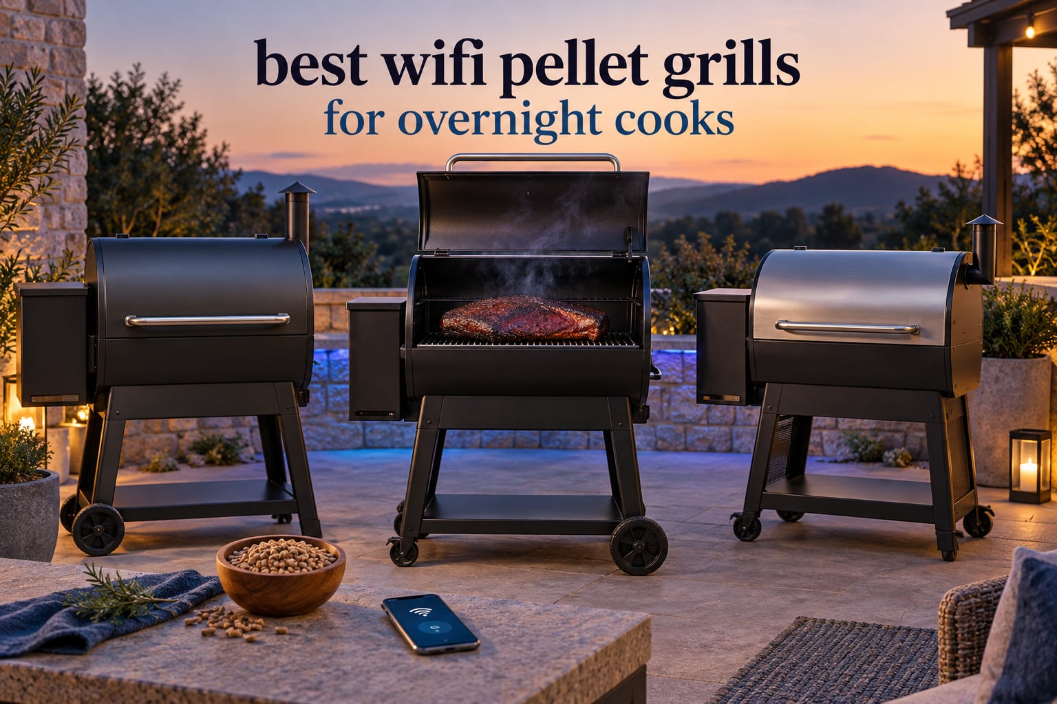 best wifi pellet grills for overnight cooks