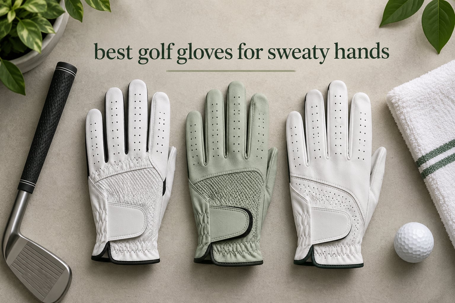 best golf gloves for sweaty hands