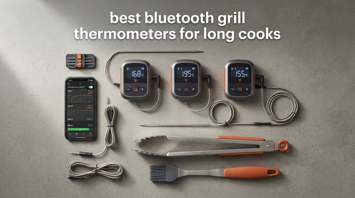 best bluetooth grill thermometers for long cooks