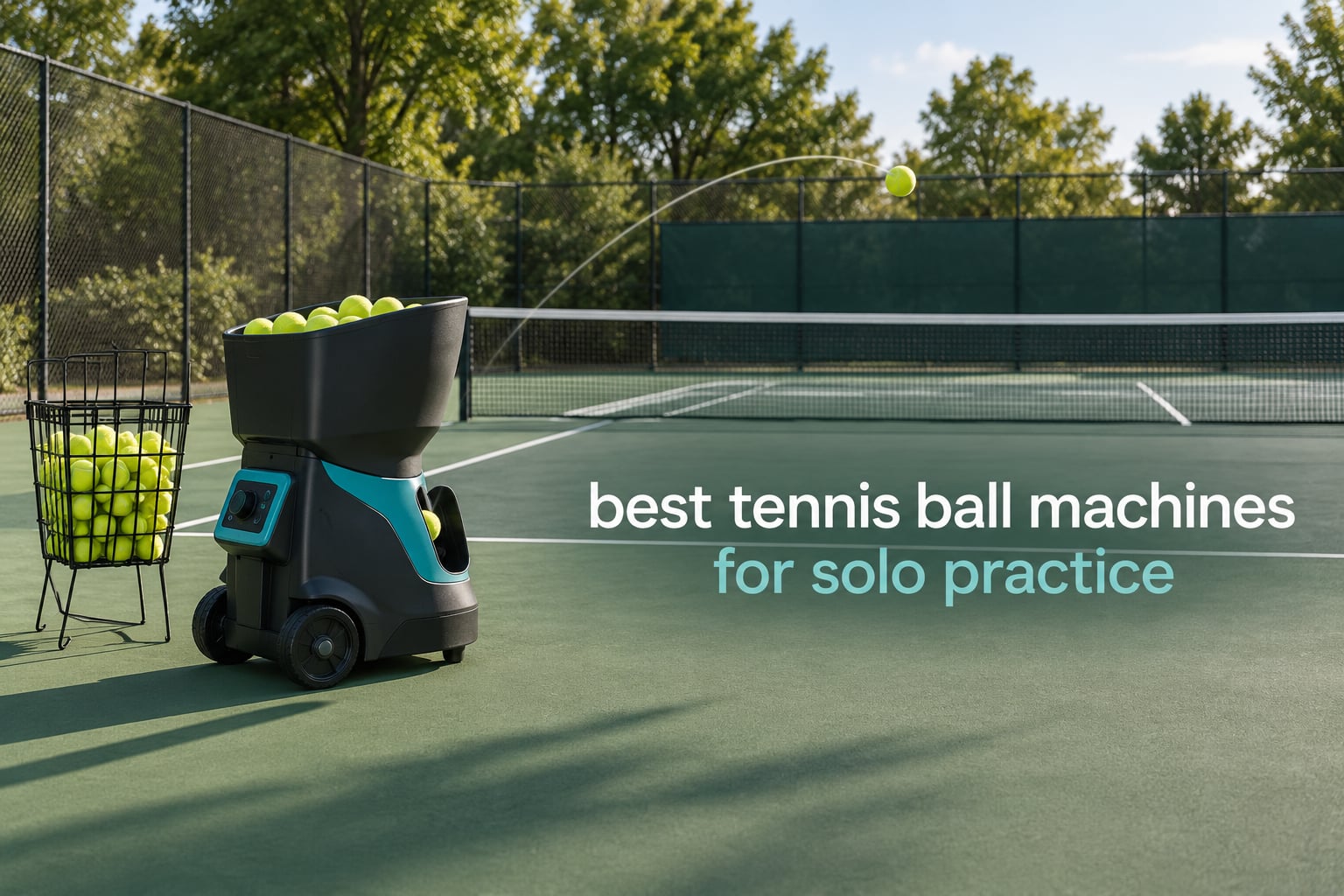best tennis ball machines for solo practice
