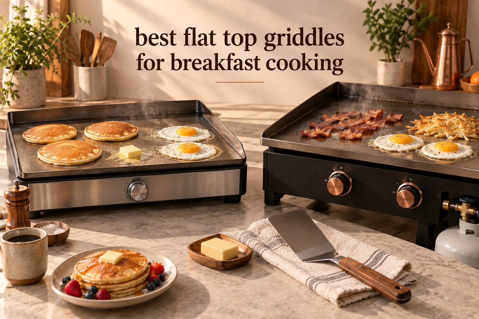best flat top griddles for breakfast cooking
