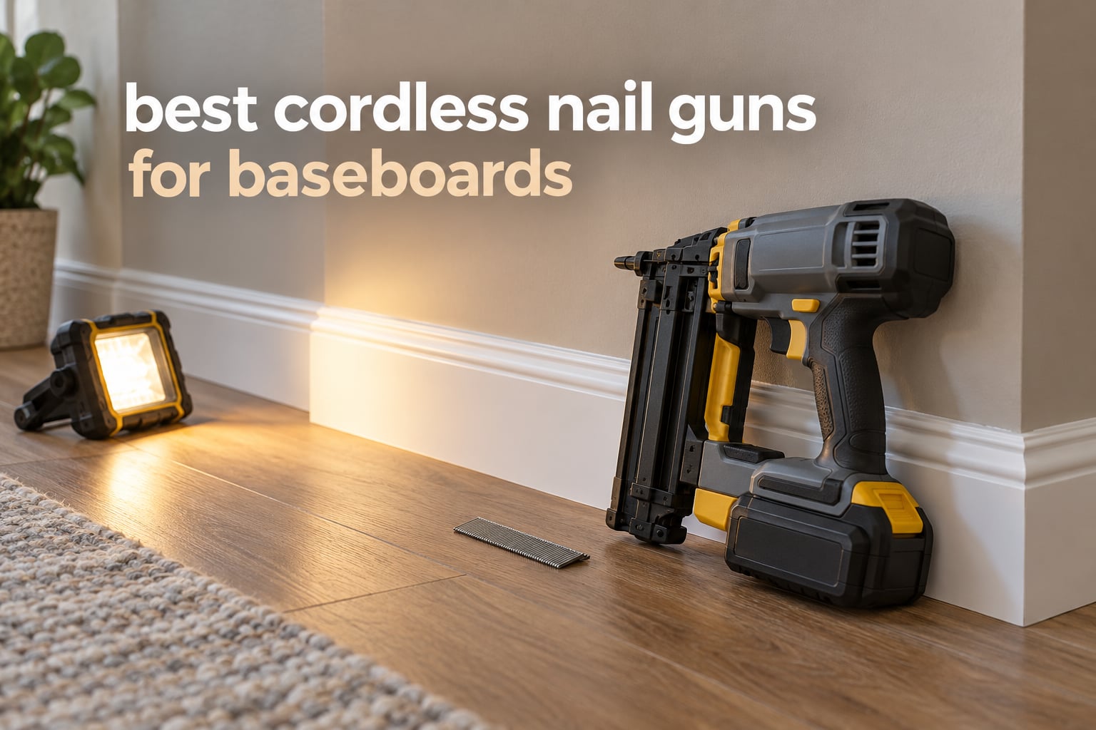 best cordless nail guns for baseboards