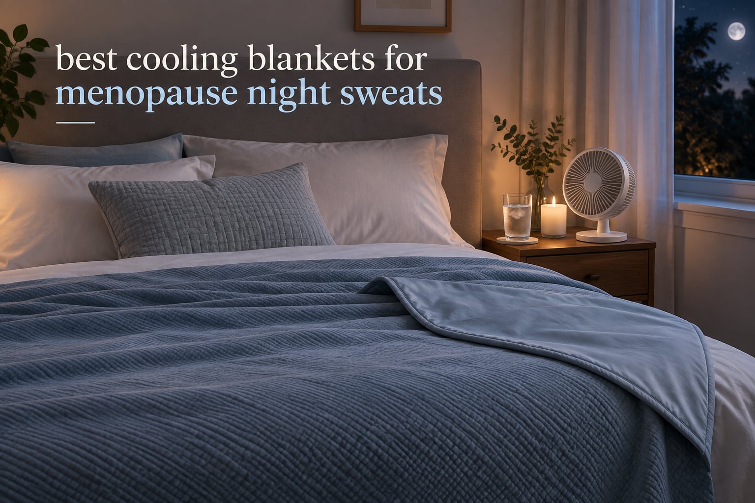 best cooling blankets for menopause night sweats