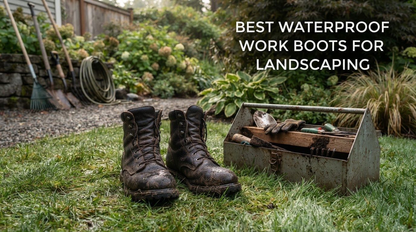 best waterproof work boots for landscaping