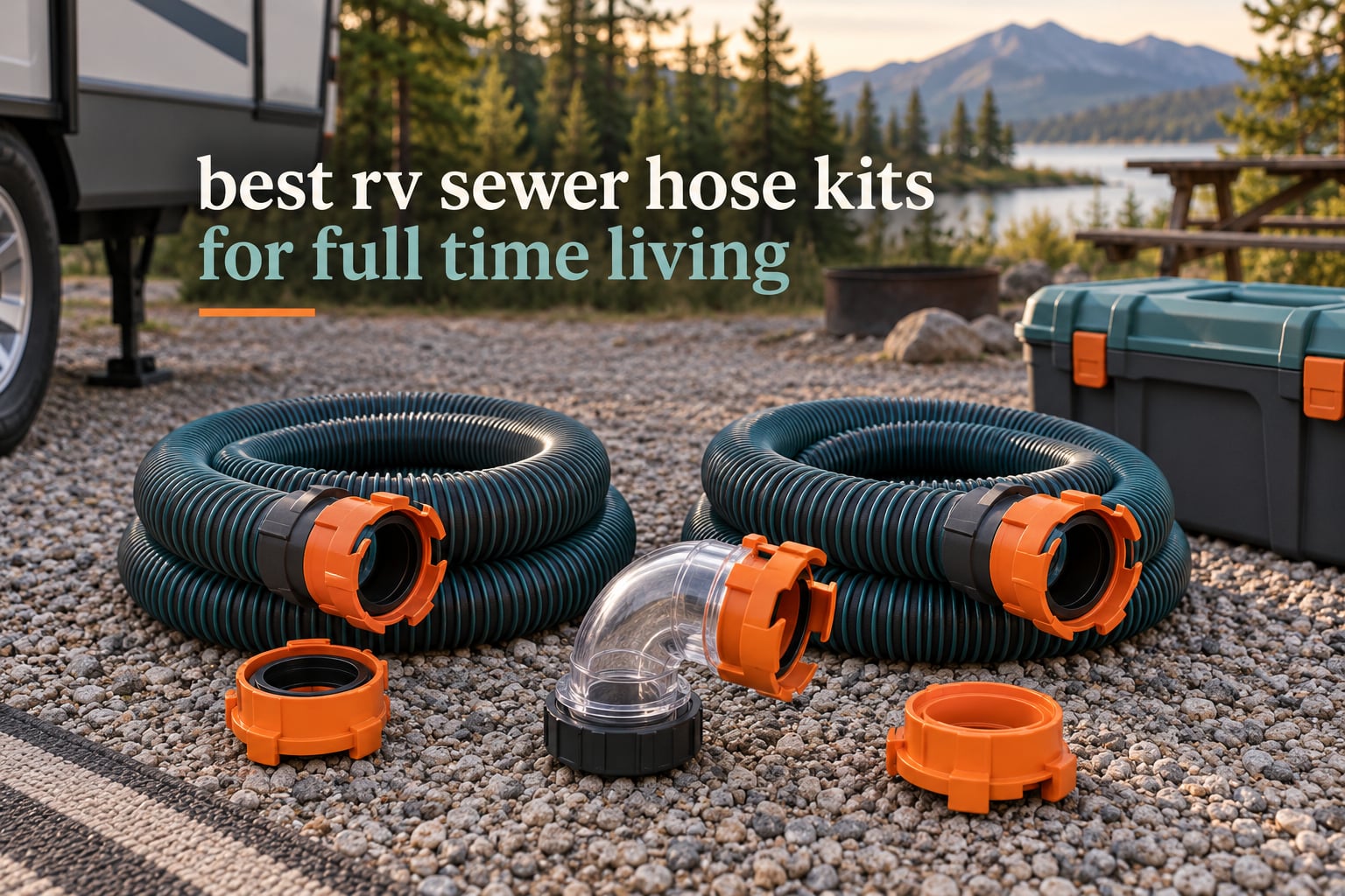 best rv sewer hose kits for full time living