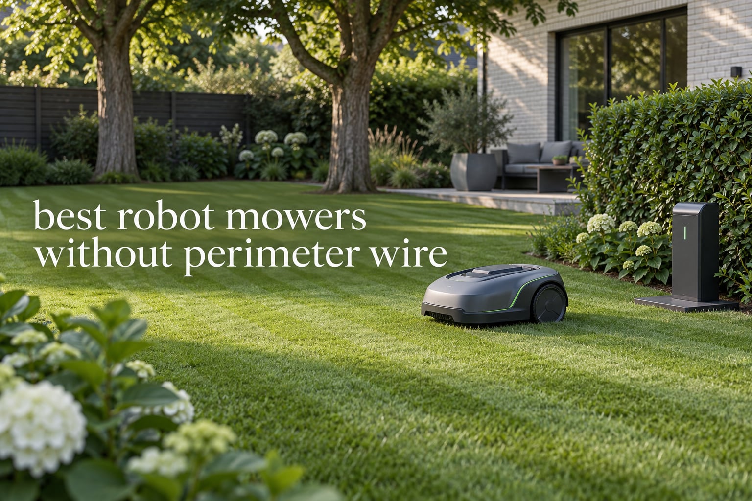 best robot mowers without perimeter wire