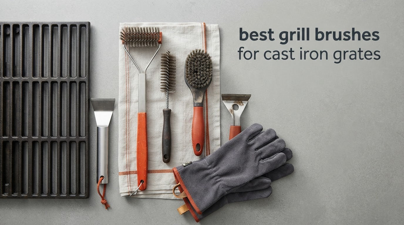 best grill brushes for cast iron grates