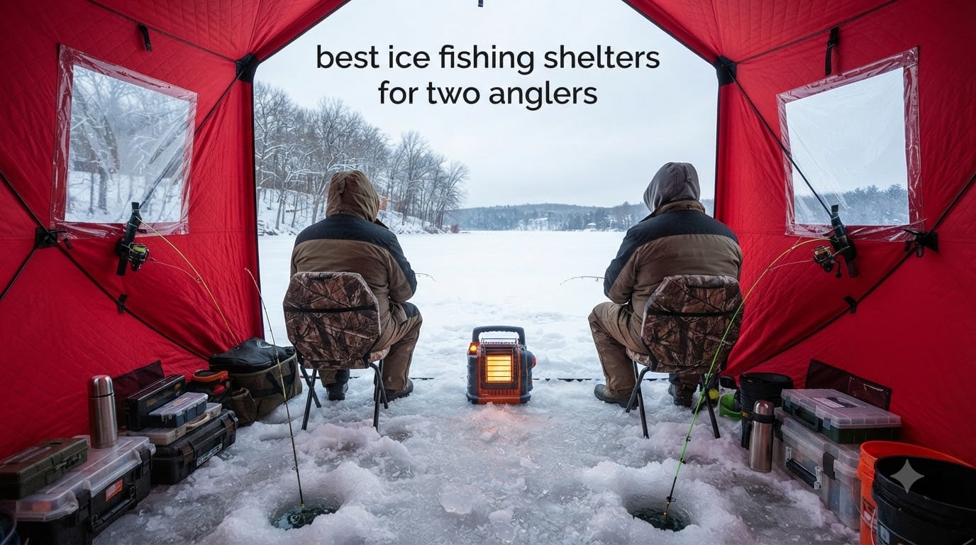 best ice fishing shelters for two anglers