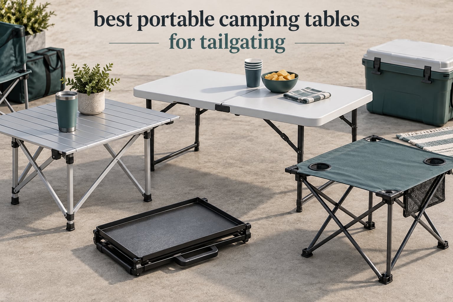 best portable camping tables for tailgating