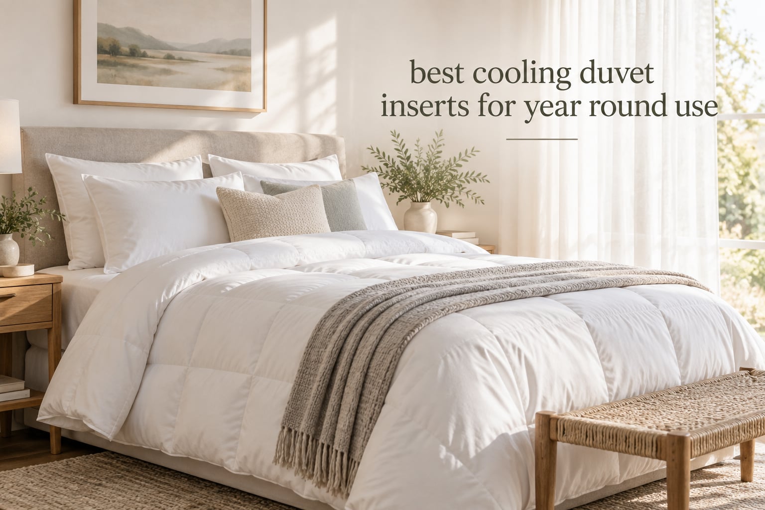 best cooling duvet inserts for year round use