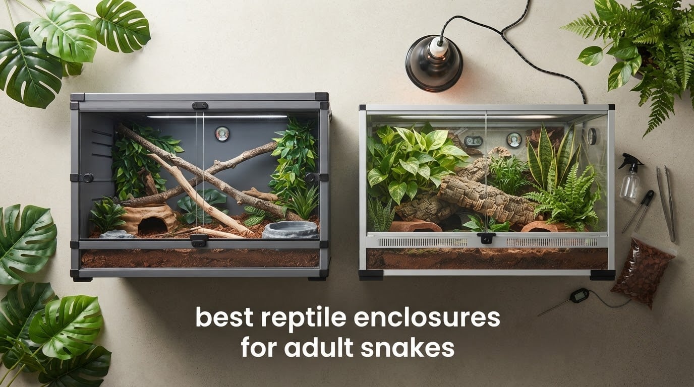 best reptile enclosures for adult snakes