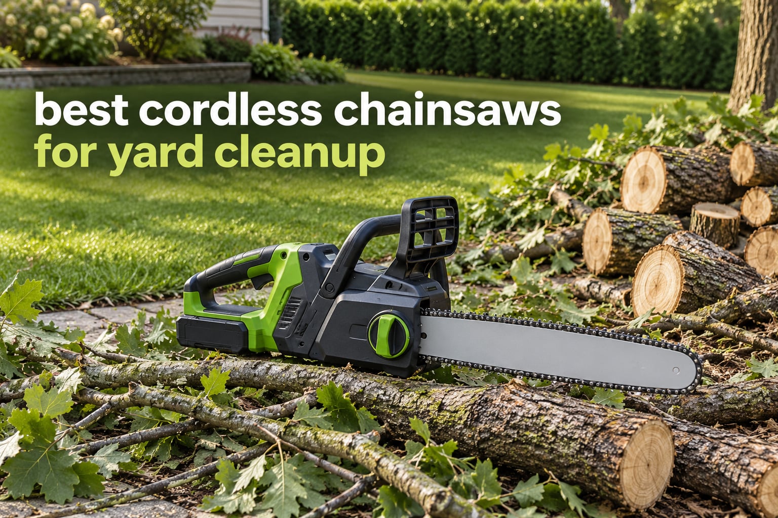 best cordless chainsaws for yard cleanup
