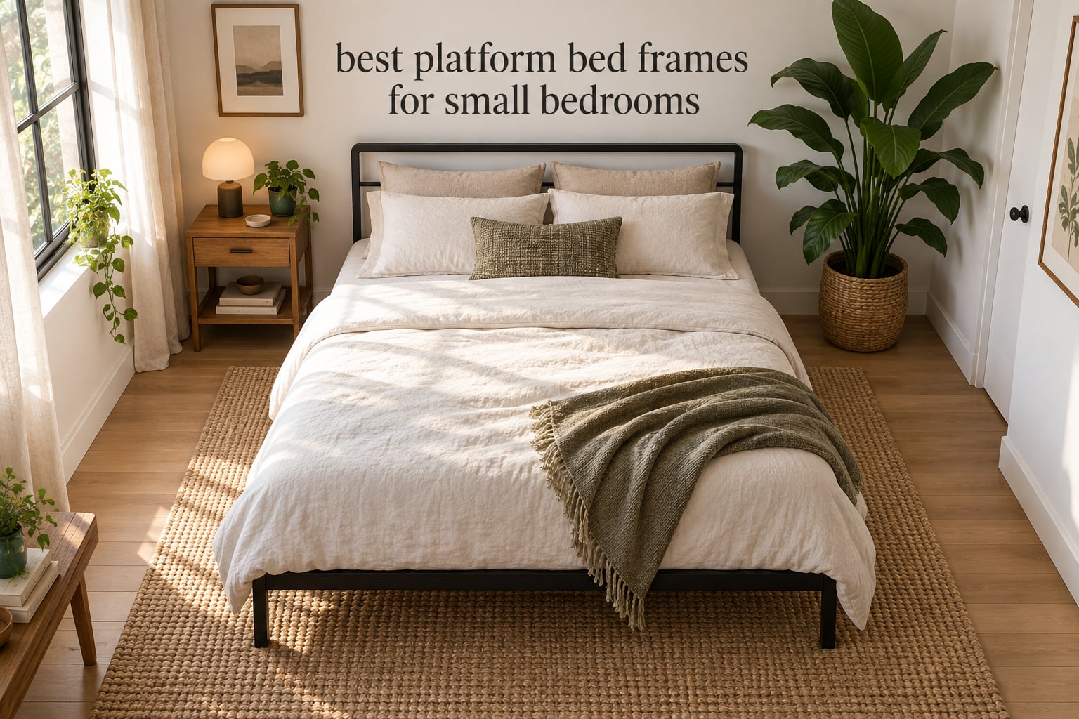 best platform bed frames for small bedrooms